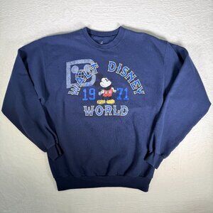 Vintage Disneyland Adult Sz M Sweatshirt Walt Disney World Crewneck 1971‎ Mickey